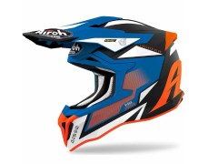 Мотошлем AIROH STRYCKER AXE ORANGE/BLUE MATT